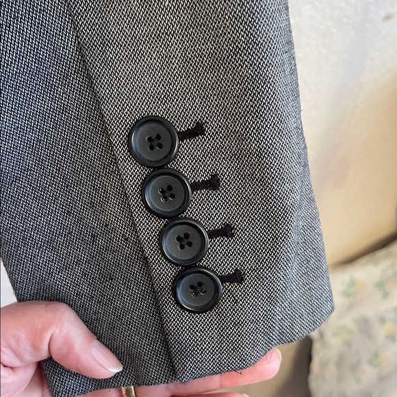 LOFT Charcoal Tailored Blazer - Picture 7 of 8